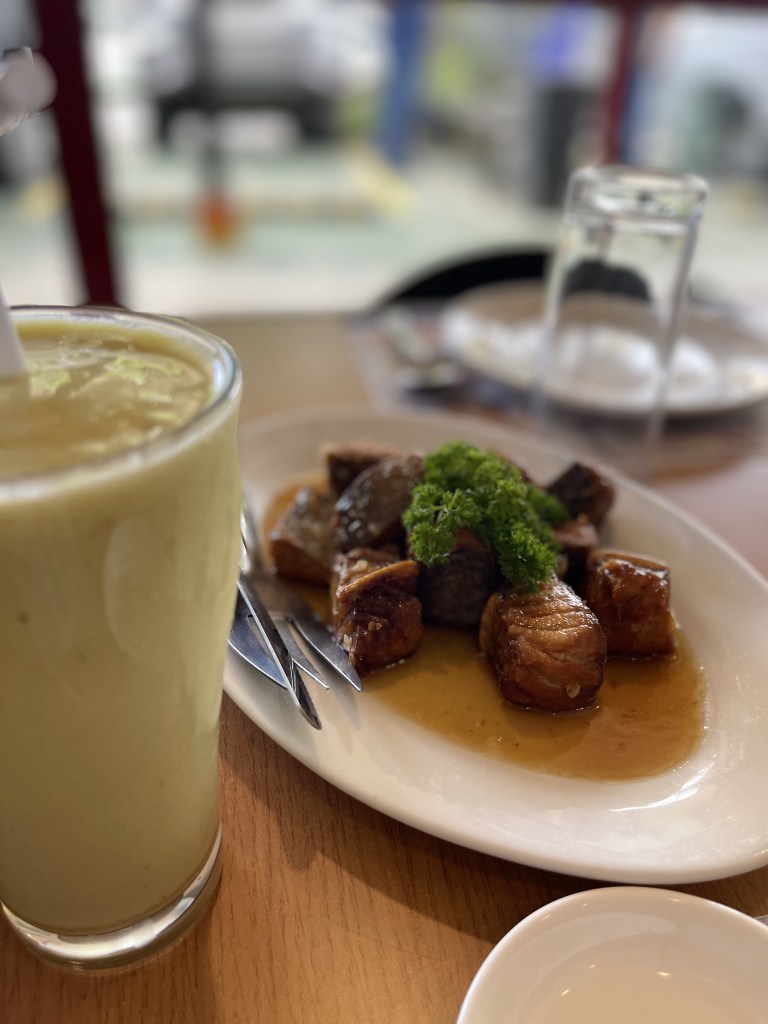 Deep fried Tuna Belly with Honey Sauce