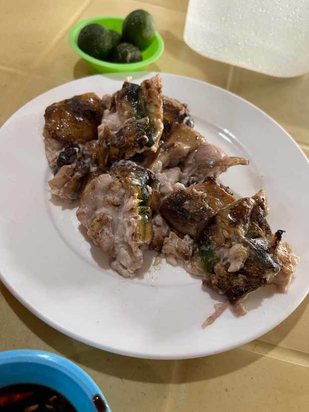 Grilled Fish's Sperm Sac