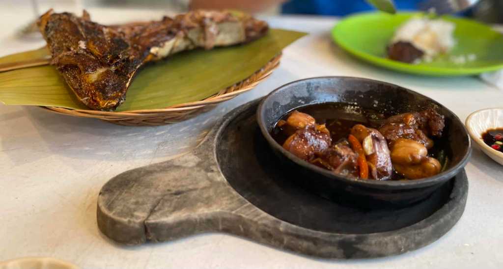 Grilled Tuna Panga and Sizzling Tuna Eggs