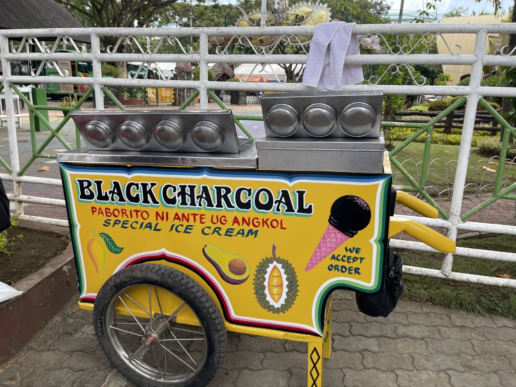 Black Charcoal Ice Cream