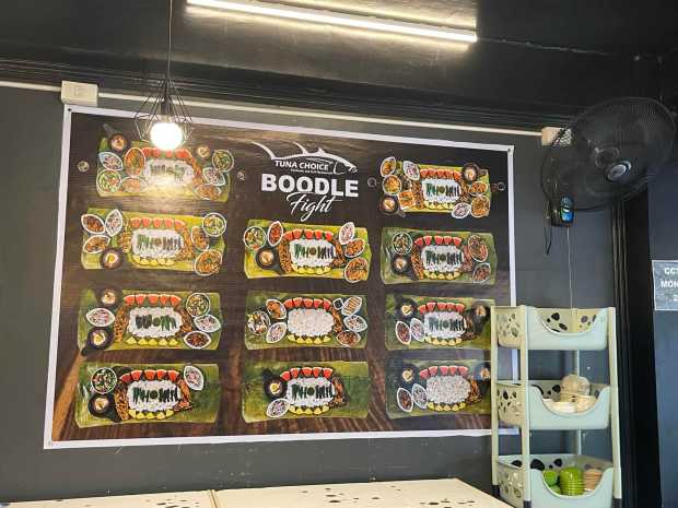 Tuna Choice Boodle Fight Menu