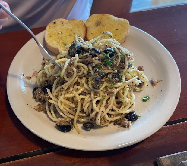 Tuna Aglio Olio Pasta