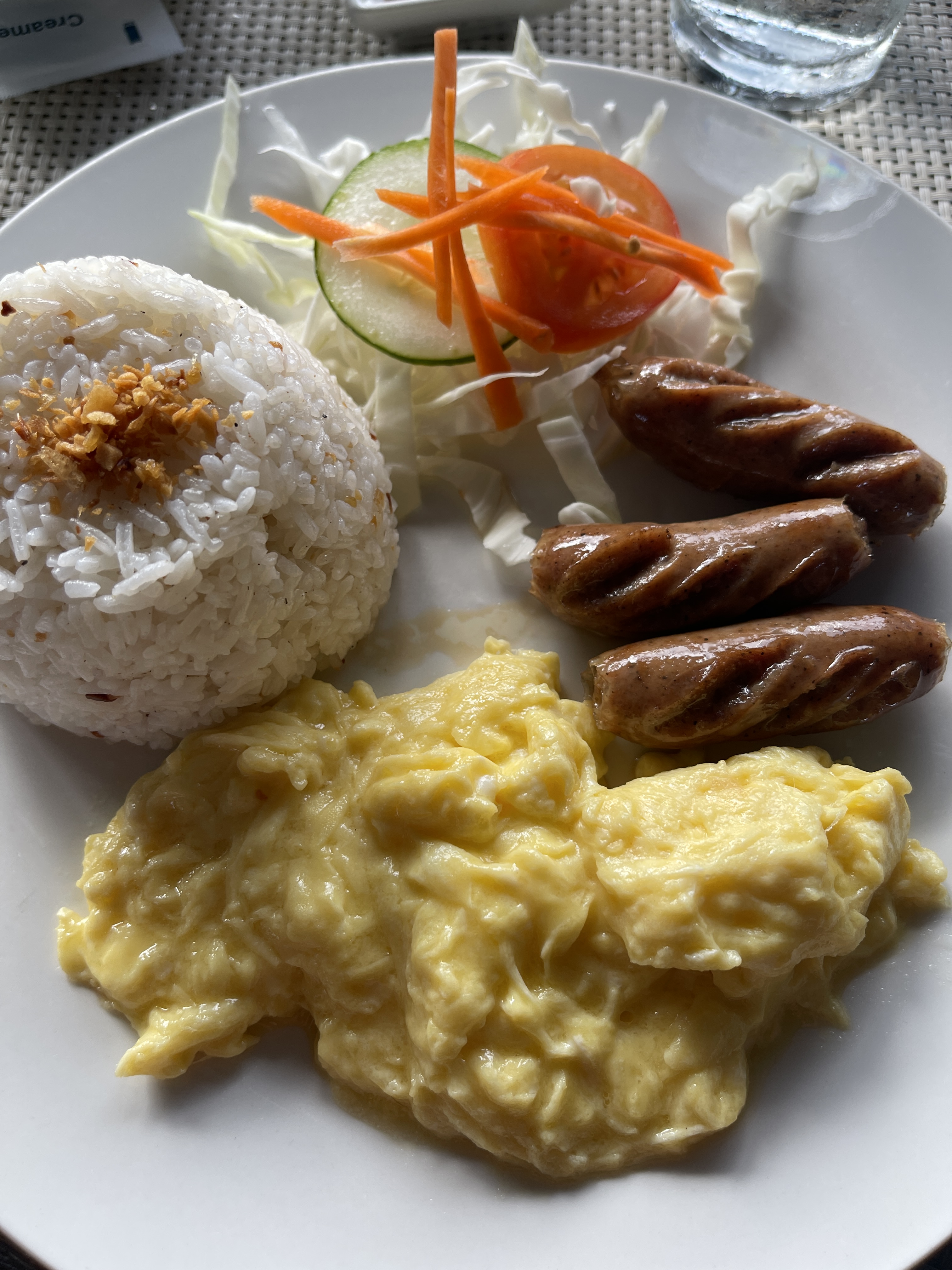 Apsaras Tribe Sausage Breakfast Plate