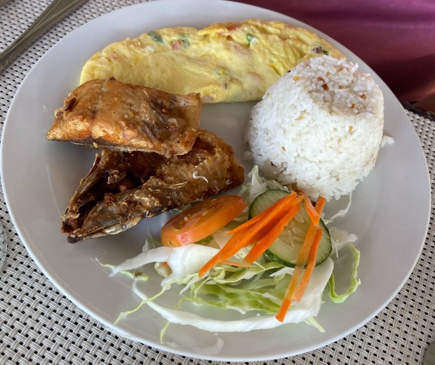 Apsaras Tribe Fried Milk Fish Breakfast Plate