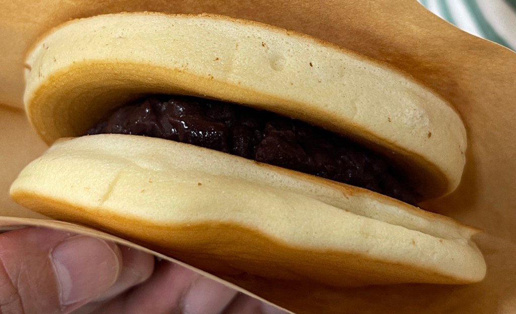 Closer look on Redbean Pancake