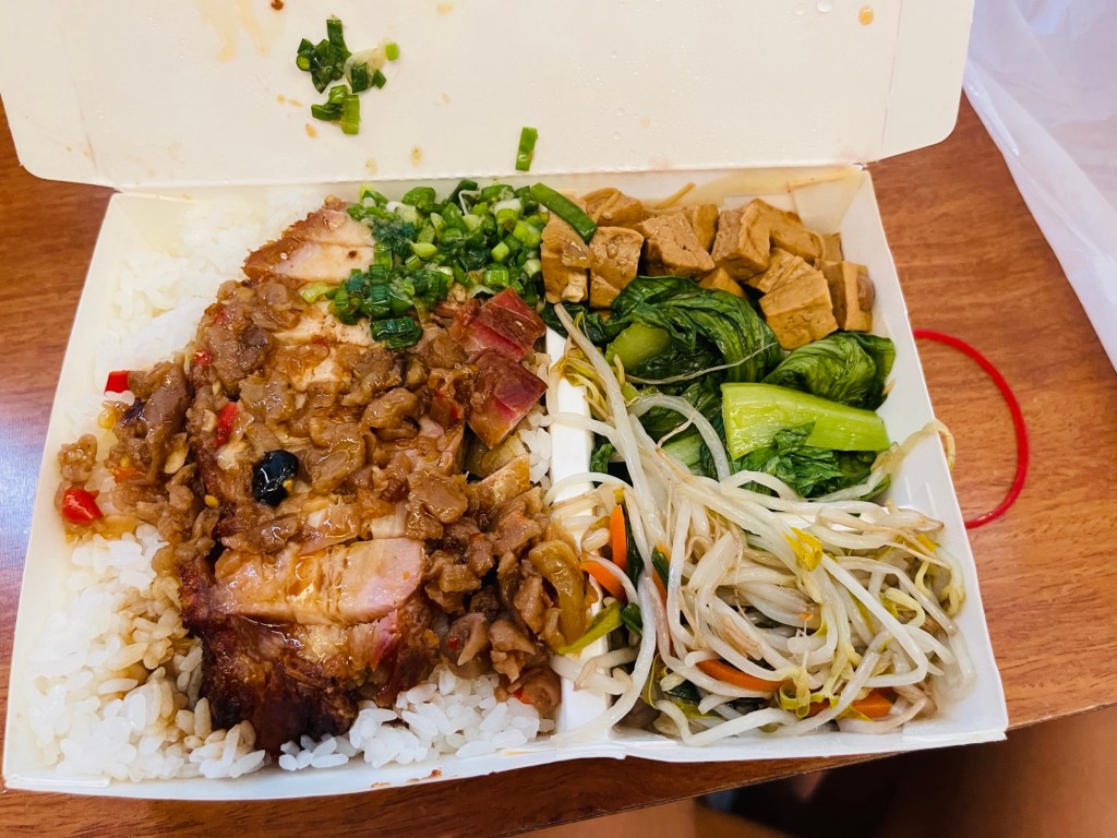 Roasted Pork Rice at Taipei Taiwan