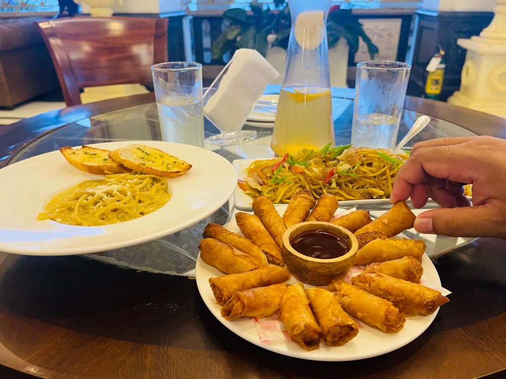 Our Orders at Ristorante Teodorico, Temple of Leah