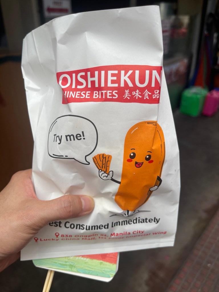 Oishiekun Chinese Bites Milky Bichu pack