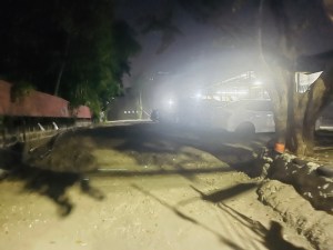 Inside the extended parking slot of Charlie Wanton Customers​