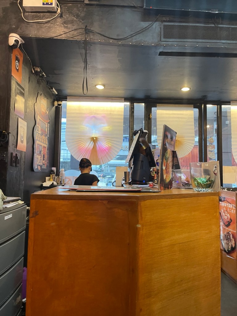 Ramen Wave's mini reception area