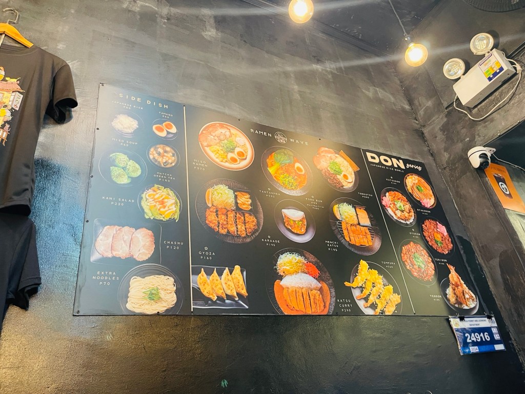 Ramen Wave Menu