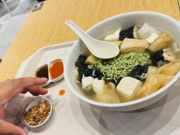 Our order at Yong Tau Foo