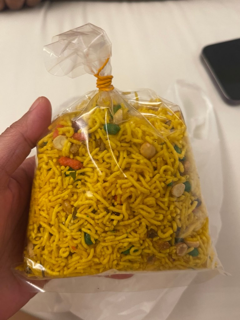 A pack of Sev or Bhujia