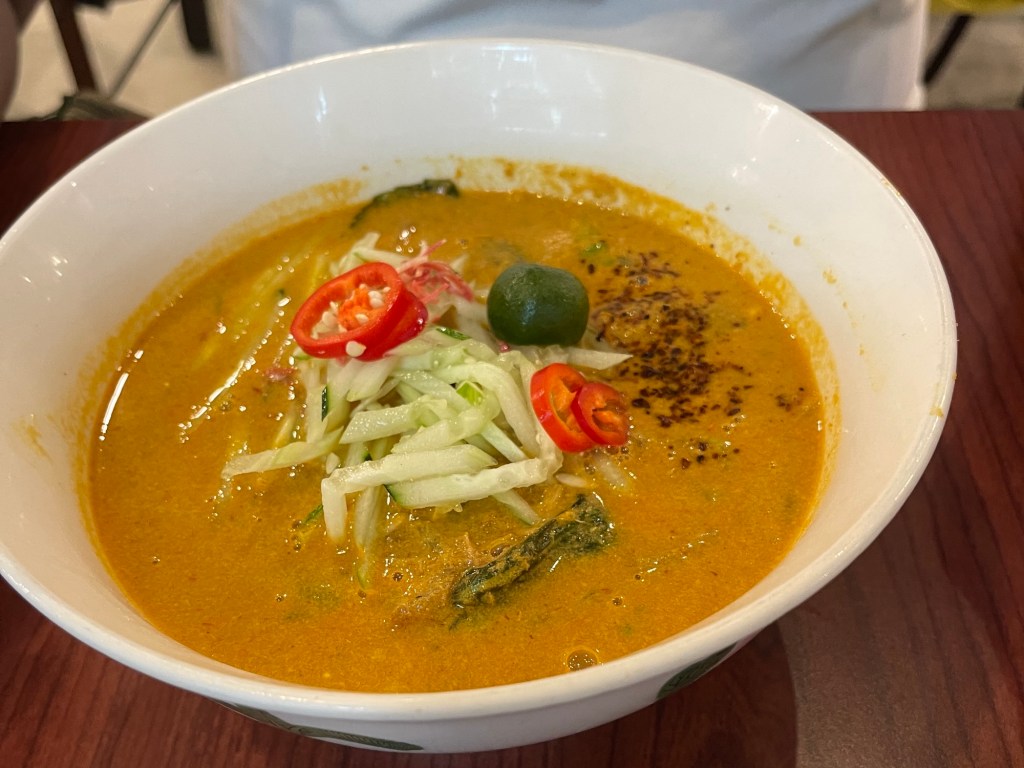 An order of Siamese Lemak Laksa Bowl from Little Penang Kafe at KLCC Mall