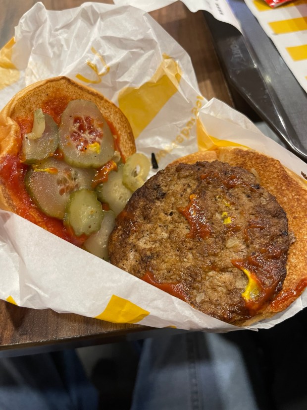 Extra Pickles on Burger McDo