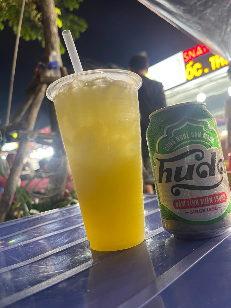 Sugarcane Juice with lemon and Huda Lager Beer