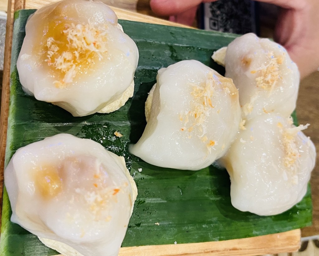 Ram it cake with mung bean and shrimp