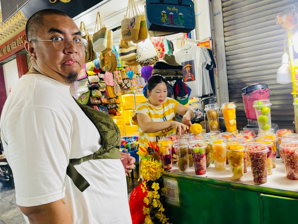 Waiting for our order or smoothies​