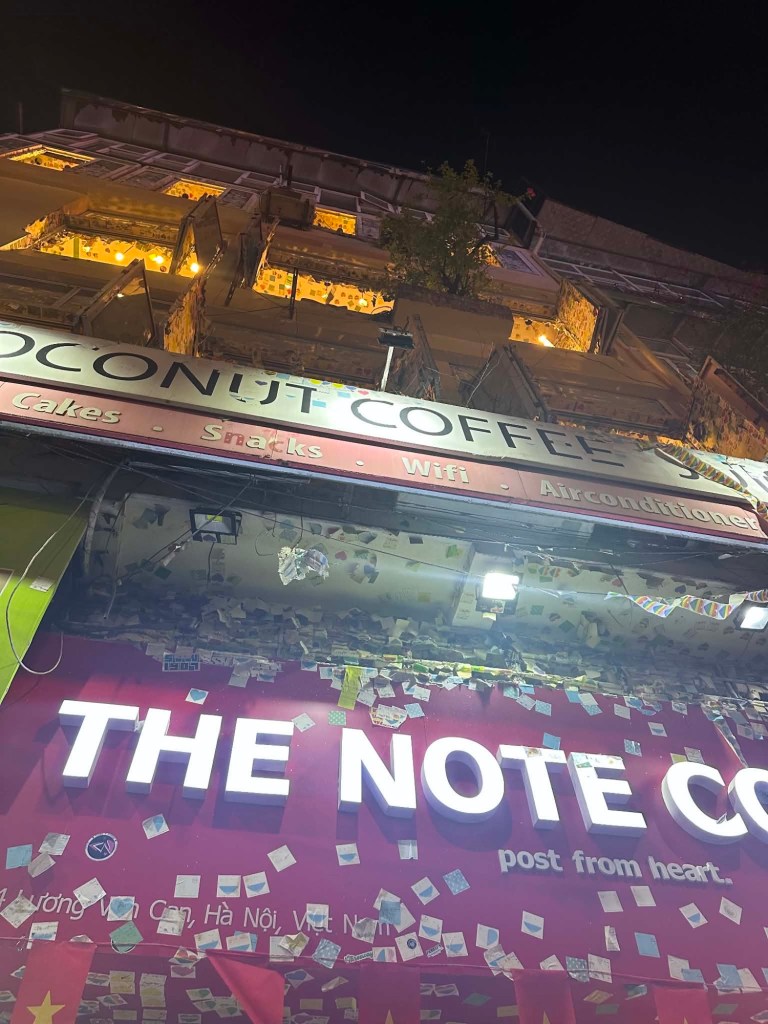 Outside The Note Coffee