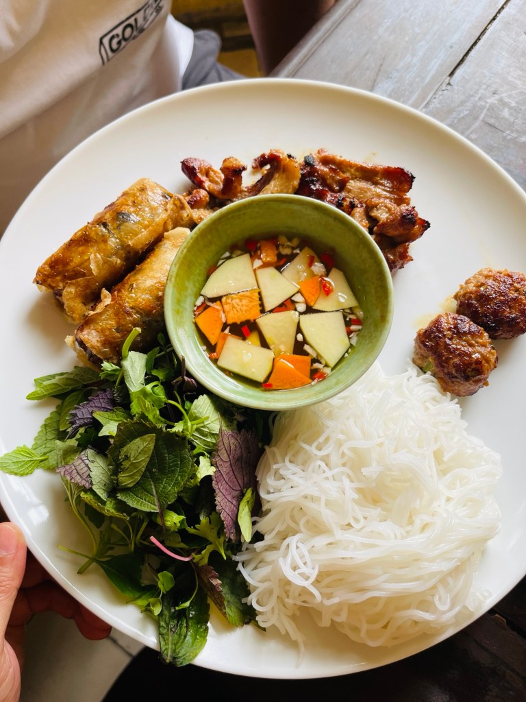 An order of Bún Chả platter