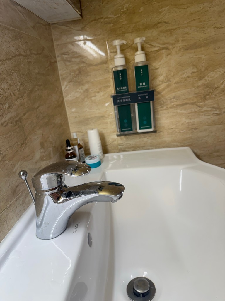 Face and Hand Foam and Body Lotion + hot and cold faucet
