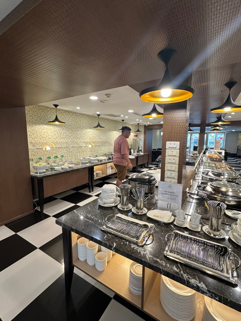 Buffet style breakfast