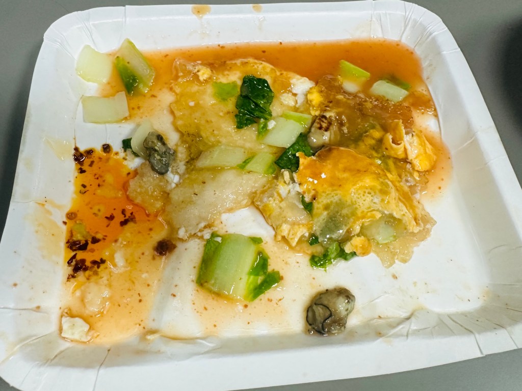 Half-eaten Oyster Omelet​